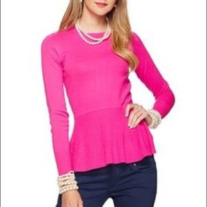 Lilly Pulitzer Peplum Sweater